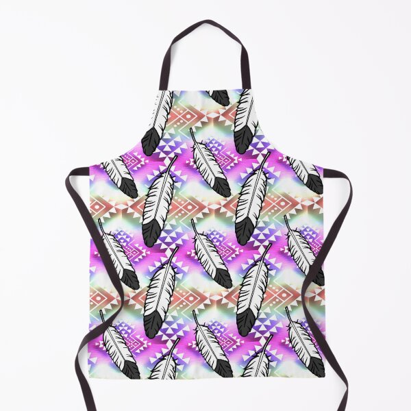 Item preview, Spring Rainbow / White Gradient Geometric Feather Print designed and sold by JMWCD.