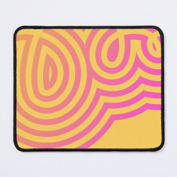 Item preview, waves orange and pink designed and sold by MouadbStore.