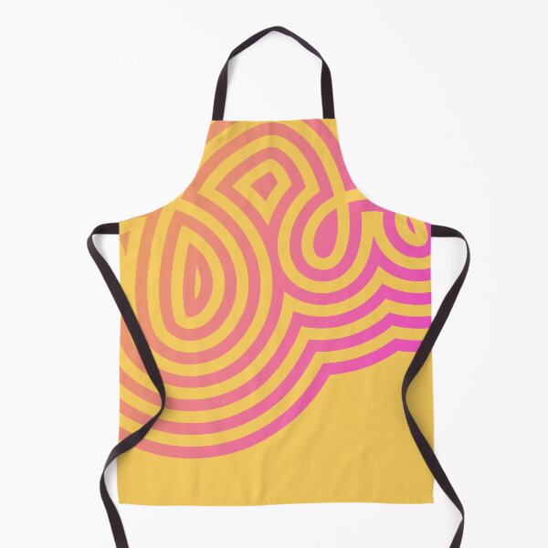 Item preview, waves orange and pink designed and sold by MouadbStore.