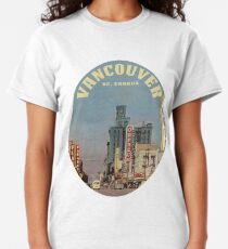 Granville Street, Vancouver, British Columbia, Canada Classic T-Shirt