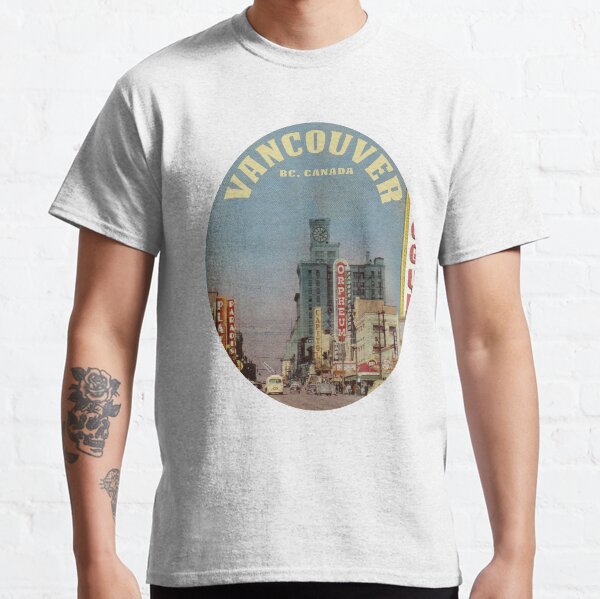 Granville Street, Vancouver, British Columbia, Canada Classic T-Shirt