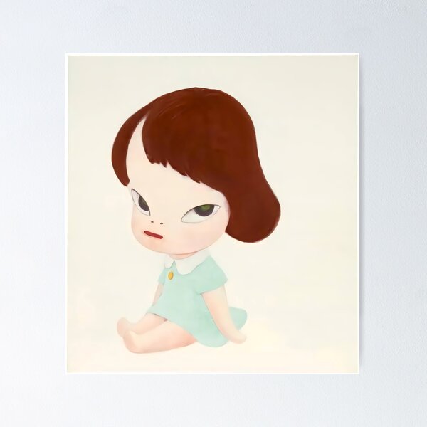 Yoshimoto Nara niedliche Babymädchenmalerei Poster