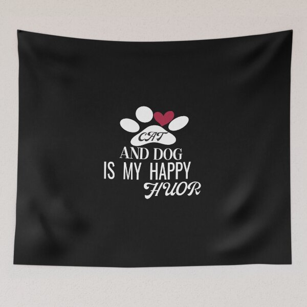 Item preview, cat and dog naptime is my happy hour designed and sold by ASSOUKI9.