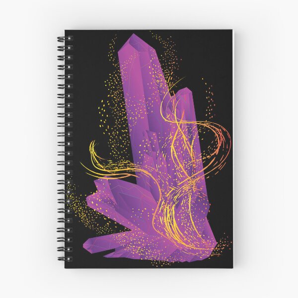 Item preview, Magical Amethyst Deep Magenta Purple Crystal Fire designed and sold by MidnightML.
