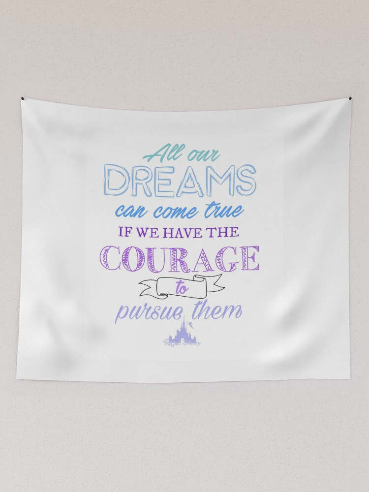 Thumbnail 2 of 3, Tapestry, All our dream can come true designed and sold by RegnoDisney.