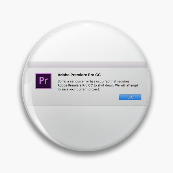 Item preview, Adobe Premiere Has Crashed | Gift for a Video Editor designed and sold by Code-Brown.