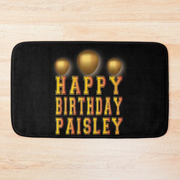 Item preview, Happy birthday Paisley designed and sold by bahdsgraphic.