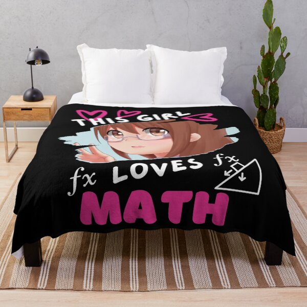 Item preview, This Girl Loves Math Funny And Cute Design For Math Lover designed and sold by BronikowskiART.