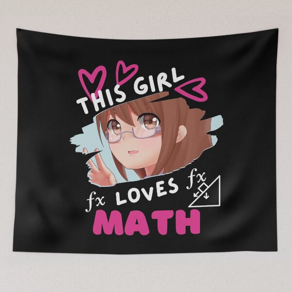 Item preview, This Girl Loves Math Funny And Cute Design For Math Lover designed and sold by BronikowskiART.