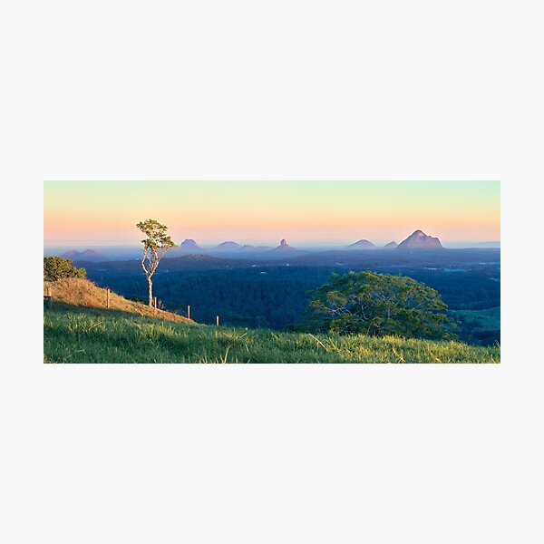 A Glasshouse Sunset Photographic Print