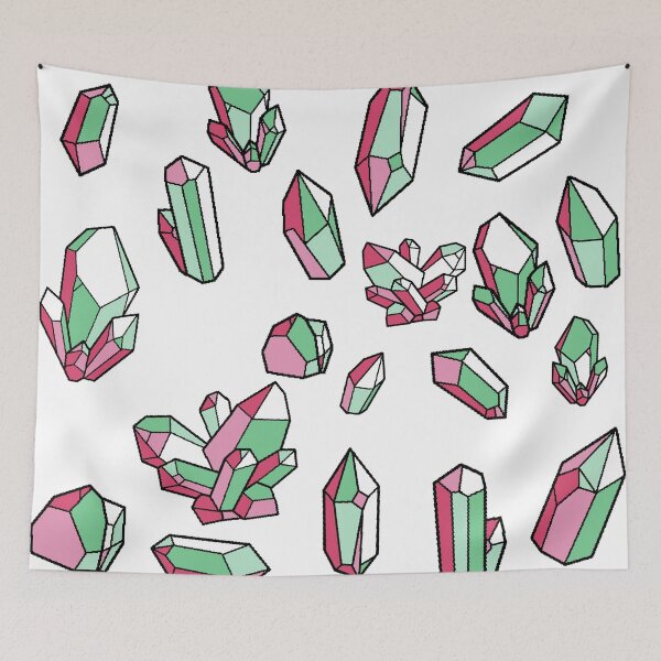 Item preview, Abrosexual / Abroromantic Pride Crystal Pattern designed and sold by Nixx Riken.