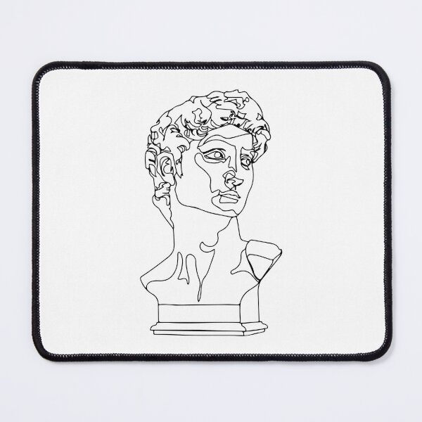 Item preview, David from Michelangelo black and white designed and sold by CHVRDesing.