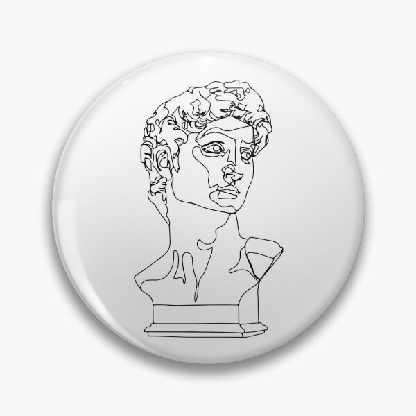 Item preview, David from Michelangelo black and white designed and sold by CHVRDesing.