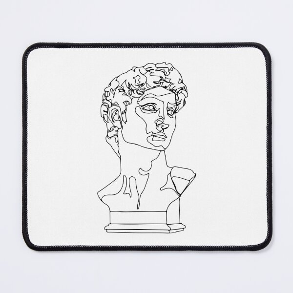 Item preview, David from Michelangelo line art designed and sold by CHVRDesing.