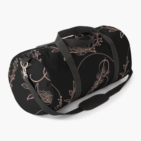 Item preview, Rose Gold Floral Monogram B designed and sold by ModernStyleBoho.