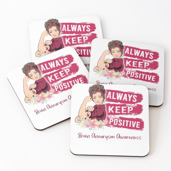 Item preview, Always Keep Positive Brain Aneurysm Awareness designed and sold by Sabfit.