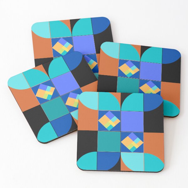 Item preview, Abstract Endless Pattern | Modern Minimal Design | Geometric Shapes designed and sold by The Bubble 1307.
