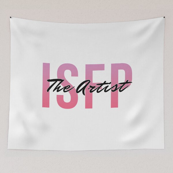 Item preview, ISFP - The Artist Pink Gradient designed and sold by DanLopesMerch.