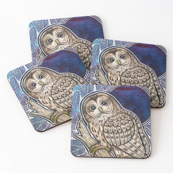 Item preview, Barred Owl on Fir Tree designed and sold by Lynnette Shelley.