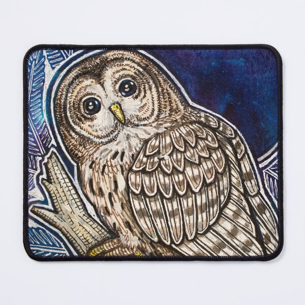 Item preview, Barred Owl on Fir Tree designed and sold by Lynnette Shelley.