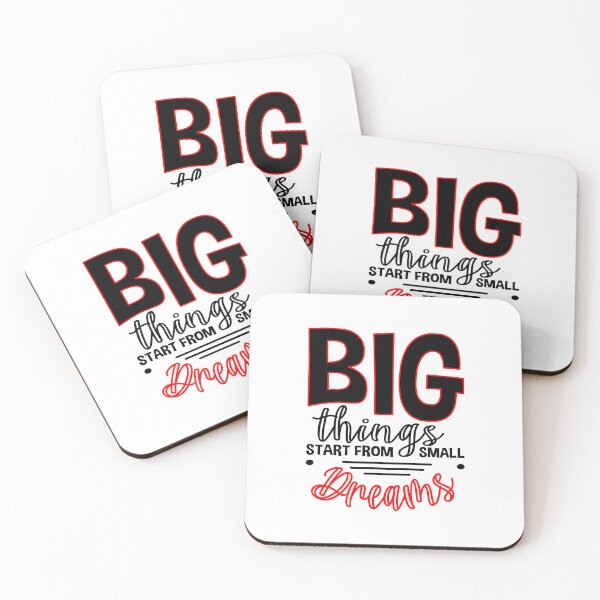 Item preview, Big Things Start from Small Dreams  designed and sold by Coop & Company Designs.