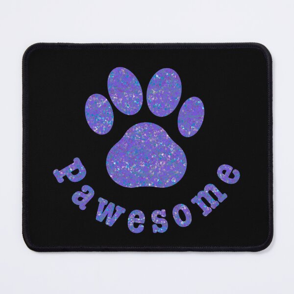 Item preview, Pawesome For Animal Lovers Pleasing Purple Design designed and sold by AMSonArt.