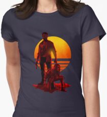 Logan Sunset Women's Fitted T-Shirt