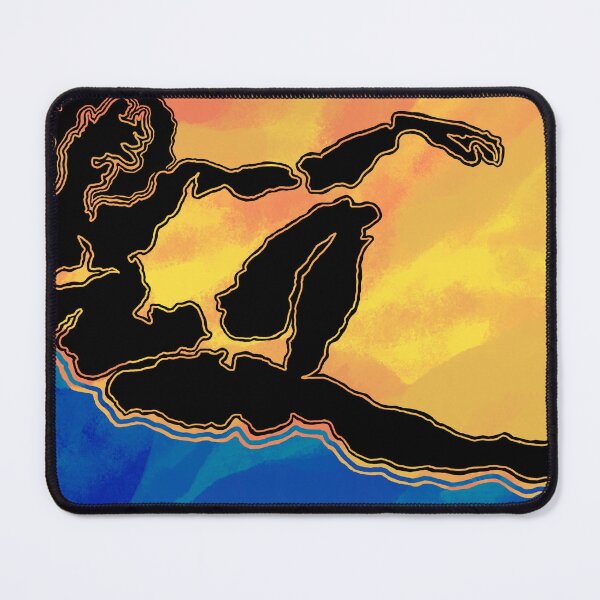 Item preview, Abstract Lounging Man designed and sold by rebeccambruyere.