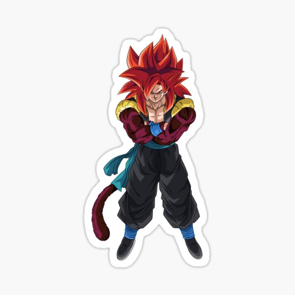 Animated, Dragon Ball, Dragon Ball Gt Sticker Gif - Gogeta Ssj4