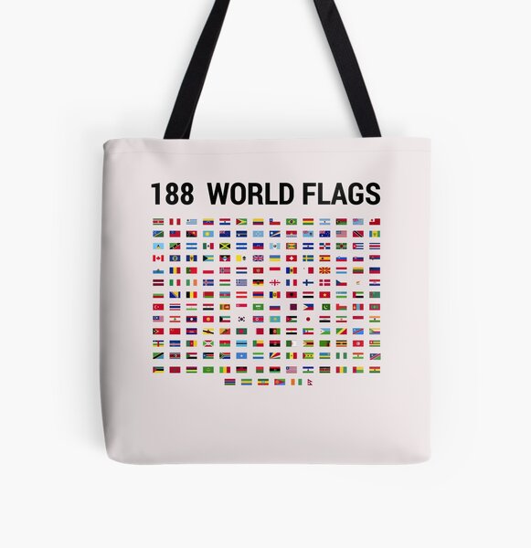 World Flags with Country Names Tote Bag for Sale by Dee Dee
