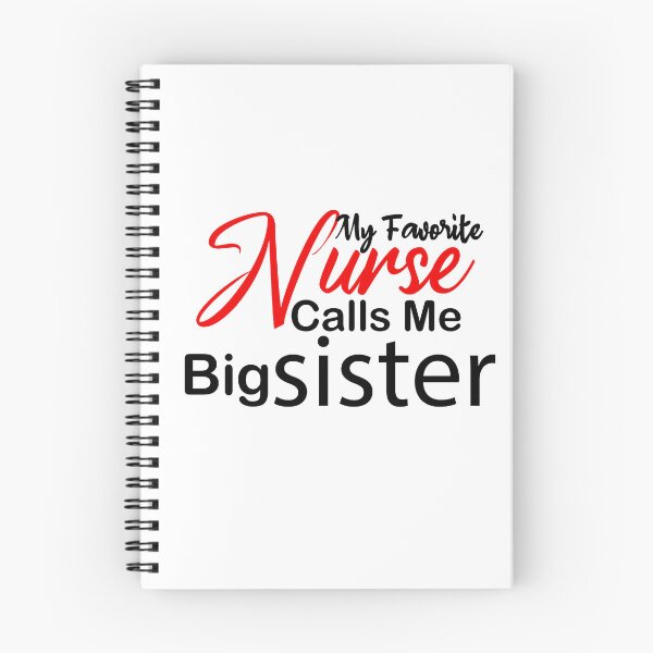 Item preview, my favorite nurse calls me big sister, nursing mother's day, Birthday Gift From Sister Nurse Gift Idea  designed and sold by adjamine.