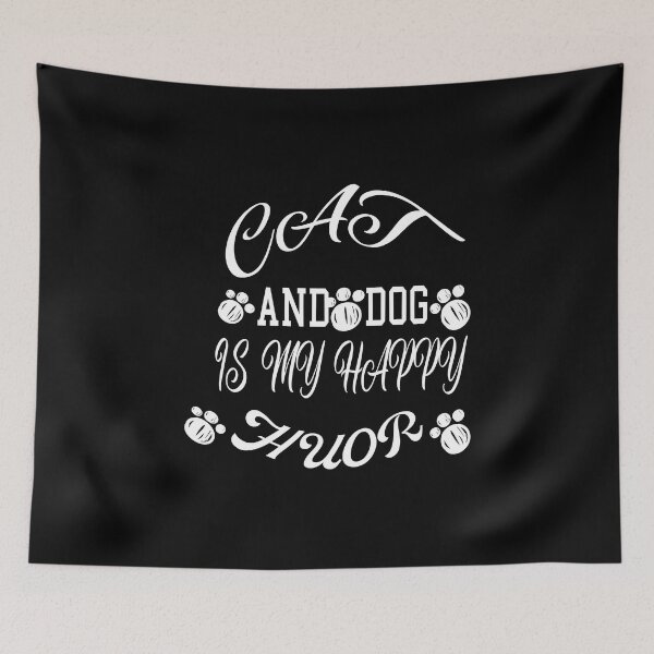 Item preview,  cat and dog naptime is my happy hour designed and sold by ASSOUKI9.