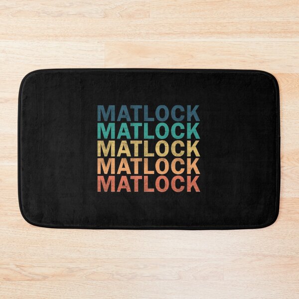 Item preview, Matlock Name T Shirt - Matlock Vintage Retro Name Gift Item Tee designed and sold by braedowen3.