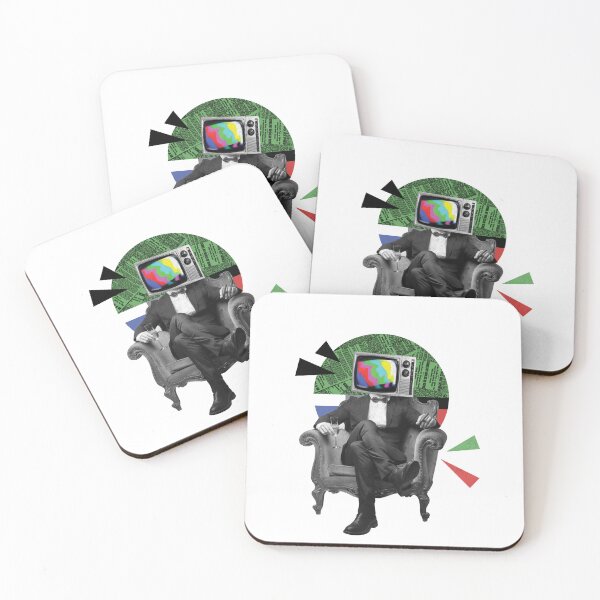 Item preview, Man with television head designed and sold by LEVEL UP.