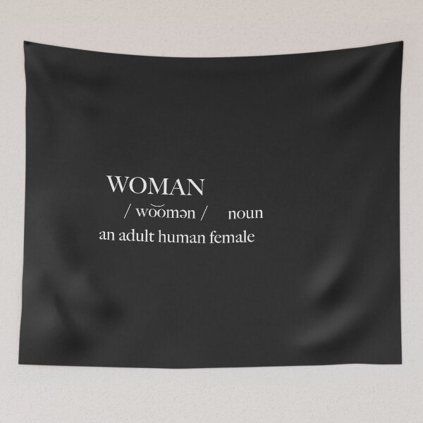 Item preview, Woman Definition - Anti Woke - Funny Conservative Stickers  designed and sold by WeAreRightStore.