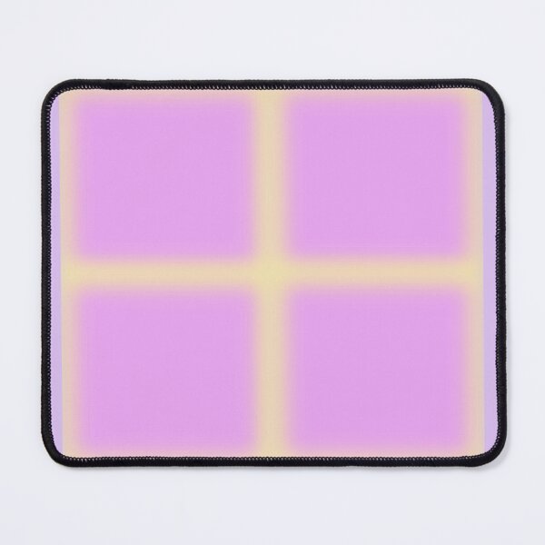 Item preview, Soft Lilac Squares with Canary Yellow Blurred Edges designed and sold by ThisNThatImages.