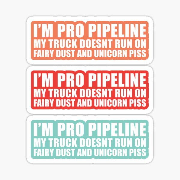 "im pro pipeline bumper sticker colors pro pipeline" Sticker by