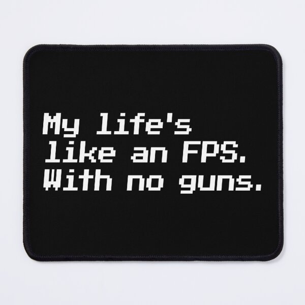 Aperçu de l'œuvre Ma vie est comme un FPS. Sans armes. créée et vendue par redacteddesign.