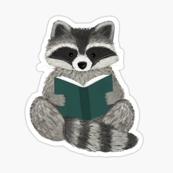 Believe In Yourself Raccoon Sticker – ninanush