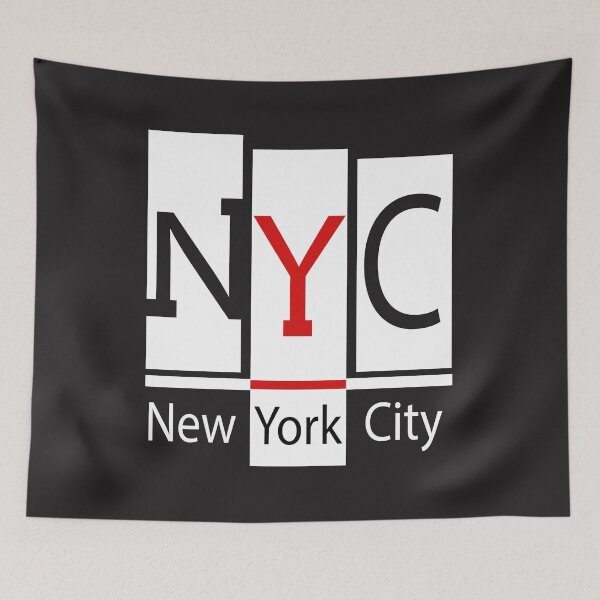 Item preview, Graphic design of a t-shirt with the words New York City  designed and sold by toomi123.