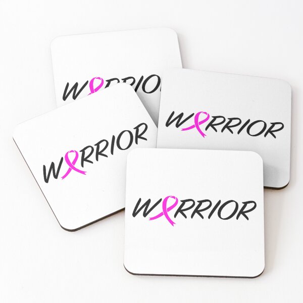 Item preview, Warrior Cancer Ribbon Black & Pink designed and sold by WearWolfDesigns.