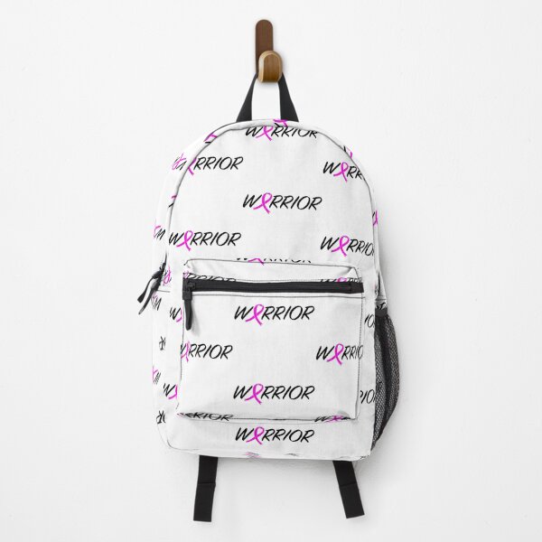 Item preview, Warrior Cancer Ribbon Black & Pink designed and sold by WearWolfDesigns.