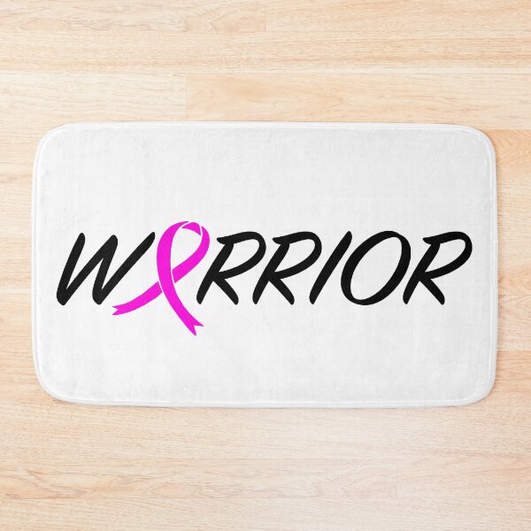 Item preview, Warrior Cancer Ribbon Black & Pink designed and sold by WearWolfDesigns.