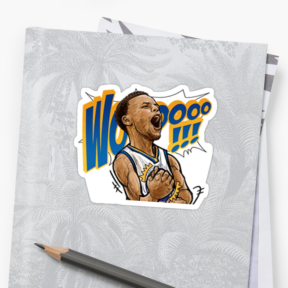 "Steph Curry Artwork Cartoon" Stickers by GGStore | Redbubble
