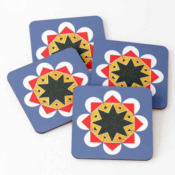 Item preview, Green Star Octagon Patterns designed and sold by RyanCaudell.