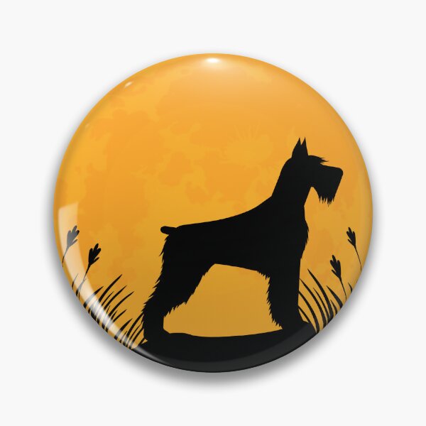 Item preview, giant schnauzer Dog lover Silhouette in full moon gift designed and sold by alaechamlal.