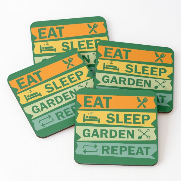 Item preview, Eat Sleep Garden Repeat. Funny Garden quote, garden lover designed and sold by DesignHouse07.