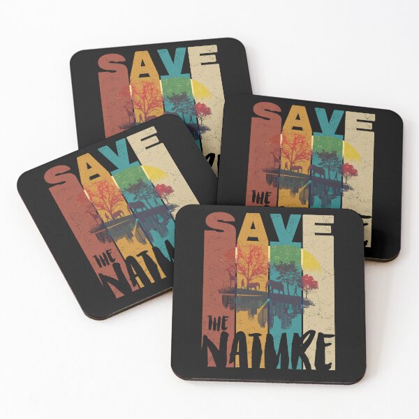 Item preview, Save The Nature, Retro Vintage Design, Earth Day designed and sold by PROMEN Creativity.