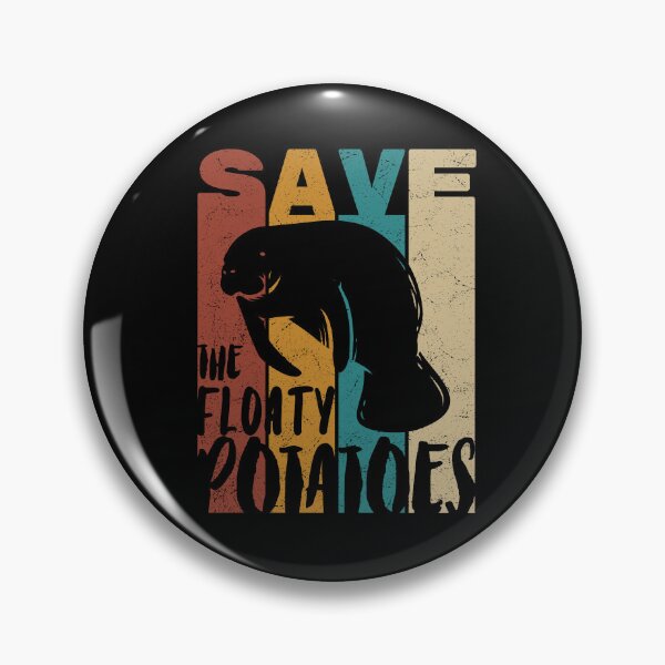 Item preview, Save The Floaty Potatos, Retro Vintage Design, Earth Day designed and sold by PROMEN Creativity.