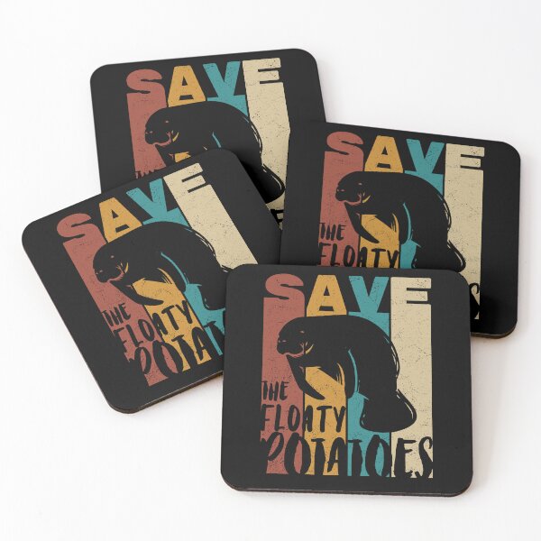 Item preview, Save The Floaty Potatos, Retro Vintage Design, Earth Day designed and sold by PROMEN Creativity.